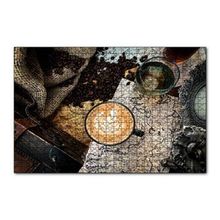 Cakapuzzle Antikalar Haritalar İrlanda Sütlü Kahvesi Görseli 120 Parça Ahşap Puzzle