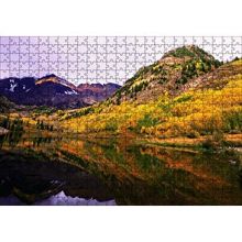 Cakapuzzle Appalachian Dağları ve Berrak Dağ Gölü 120 Parça Ahşap Puzzle