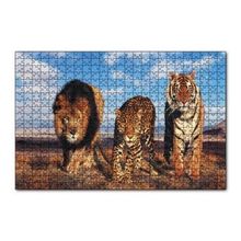 Cakapuzzle Aslan Leopar ve Kaplan Kompozisyon 120 Parça Puzzle