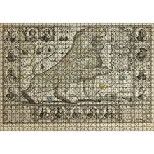 Cakapuzzle Aslan Şeklinde Eski Belçika Haritası 120 Parça Ahşap Puzzle