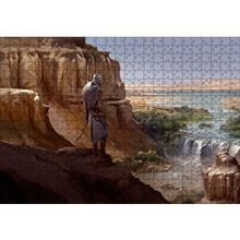 Cakapuzzle Assassins Creed Origins Nil Nehri ve Suikastçi 120 Parça Ahşap Puzzle