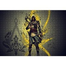Cakapuzzle Assassins Creed Suikastçi ve Sarı Dalgalar 120 Parça Ahşap Puzzle