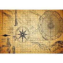 Cakapuzzle Astronomiye Dair Eski Çizimler 120 Parça Ahşap Puzzle