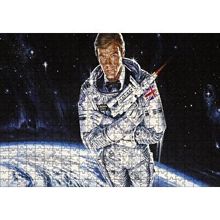 Cakapuzzle Astronot James Bond 120 Parça Ahşap Puzzle