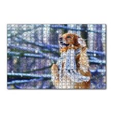 Cakapuzzle Atkılı Köpek 120 Parça Ahşap Puzzle