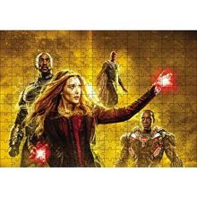 Cakapuzzle Avengers Falcon Witch ve Rocket 120 Parça Ahşap Puzzle