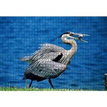 Cakapuzzle Balıkçıl ve Ağzında Yemeği 120 Parça Ahşap Puzzle
