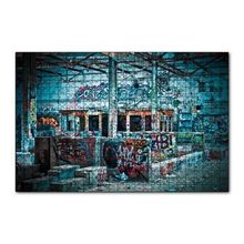 Cakapuzzle Banliyö İzbelerinde Graffiti 120 Parça Ahşap Puzzle