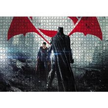 Cakapuzzle Batman Superman Son Dövüş 120 Parça Ahşap Puzzle