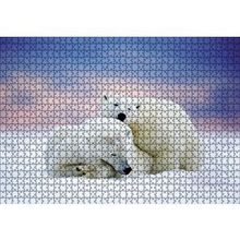 Cakapuzzle Beyaz Ayılar Kış 120 Parça Ahşap Puzzle