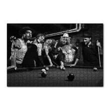 Cakapuzzle Bilardo Oyuncuları Nostalji 120 Parça Ahşap Puzzle