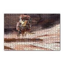 Cakapuzzle Bisikletli Gezgin Tilki 120 Parça Ahşap Puzzle