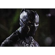 Cakapuzzle Black Panther Profil 120 Parça Ahşap Puzzle