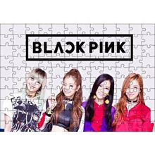 Cakapuzzle Black Pink Grup Logolu 120 Parça Ahşap Puzzle