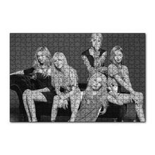 Cakapuzzle Black Pink Kore Pop Siyah Beyaz 120 Parça Ahşap Puzzle
