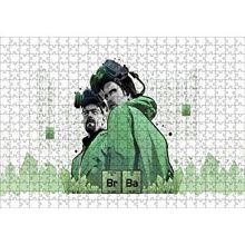 Cakapuzzle Breaking Bad Jesse Kimya Cetveli Görseli 120 Parça Ahşap Puzzle