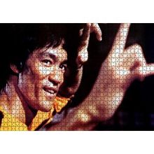 Cakapuzzle Bruce Lee Kungfu Dövüş Sanatı 120 Parça Ahşap Puzzle