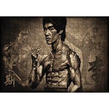 Cakapuzzle Bruce Lee Kungfu Teknikleri 120 Parça Ahşap Puzzle