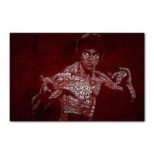 Cakapuzzle Bruce Lee ve Sözleri Çizim 120 Parça Ahşap Puzzle