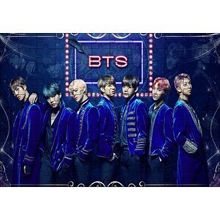 Cakapuzzle BTS Koreli Gençler Mavi Fon 120 Parça Ahşap Puzzle