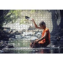Cakapuzzle Buddhist Çocuk 120 Parça Ahşap Puzzle