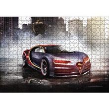 Cakapuzzle Bugatti Chiron Otomobil 120 Parça Ahşap Puzzle
