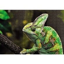 Cakapuzzle Bukelemun Yeşil 120 Parça Ahşap Puzzle