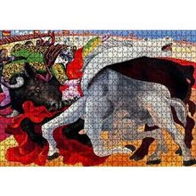 Cakapuzzle Bullfight Death of the Toreador 1933 by Picasso 120 Parça Ahşap Puzzle