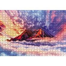 Cakapuzzle Bulutlar Arasındaki Dağ 120 Parça Ahşap Puzzle