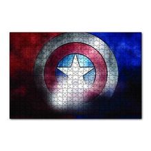 Cakapuzzle Captain Amerikanın Kalkanı Logo 120 Parça Ahşap Puzzle