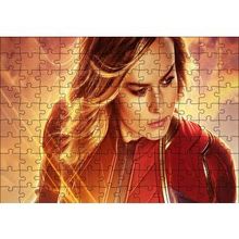 Cakapuzzle Captain Marvel Brie Larson 2 120 Parça Ahşap Puzzle