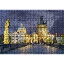 Cakapuzzle Çekya Prag Karl Köprüsü 120 Parça Ahşap Puzzle