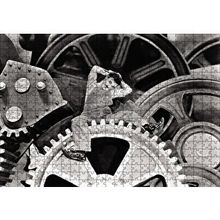 Cakapuzzle Charlie Chaplin Modern Zaman 120 Parça Ahşap Puzzle