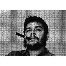 Cakapuzzle Che Guevara ve Purosu SB 120 Parça Ahşap Puzzle