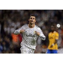 Cakapuzzle Christiano Ronaldo Real Madrid Gol Sevinci 120 Parça Ahşap Puzzle