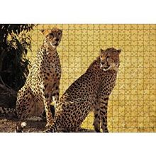 Cakapuzzle Çift Leopar 120 Parça Ahşap Puzzle