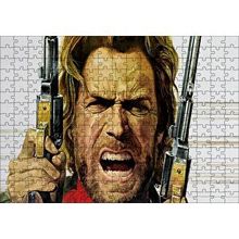 Cakapuzzle Clint Eastwood Angry 120 Parça Ahşap Puzzle
