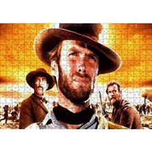 Cakapuzzle Clint Eastwood İyi Kötü Çirkin 120 Parça Ahşap Puzzle