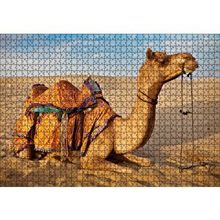 Cakapuzzle Çöl Kumlarına Çökmüş Deve 120 Parça Ahşap Puzzle