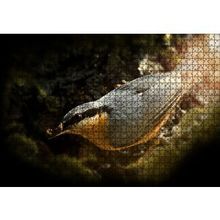 Cakapuzzle Daldaki Ötücü Kuş 120 Parça Ahşap Puzzle