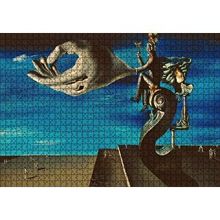 Cakapuzzle Dali Salvador Sürrealizm Görseli 120 Parça Ahşap Puzzle