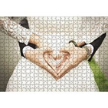Cakapuzzle Damat Gelin Kalpli Eller 120 Parça Ahşap Puzzle