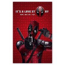 Cakapuzzle Deadpool Its A Love Story 120 Parça Puzzle