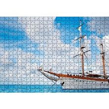 Cakapuzzle Demirleyen Yelkenli Tekne 120 Parça Ahşap Puzzle
