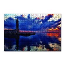 Cakapuzzle Deniz Feneri Gün Batımı 120 Parça Ahşap Puzzle