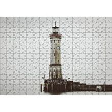 Cakapuzzle Deniz Feneri ve Sisli Deniz 120 Parça Ahşap Puzzle