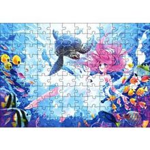 Cakapuzzle Denizaltı Prensesi 120 Parça Ahşap Puzzle