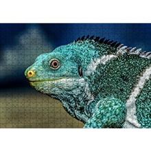 Cakapuzzle Dev Kertenkele 120 Parça Ahşap Puzzle