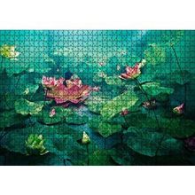 Cakapuzzle Dev Lotus Yaprakları 120 Parça Ahşap Puzzle