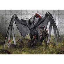 Cakapuzzle Dev Mekanik Akbaba ve Savaşçı 120 Parça Ahşap Puzzle